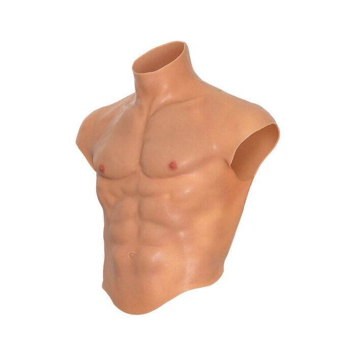 HIDDEN DESIRE - ALTER EGO CAMISETA SILICONA TORSO MASCULINO CON ABDOMINALES NATURAL - CandyHot - Foto 2