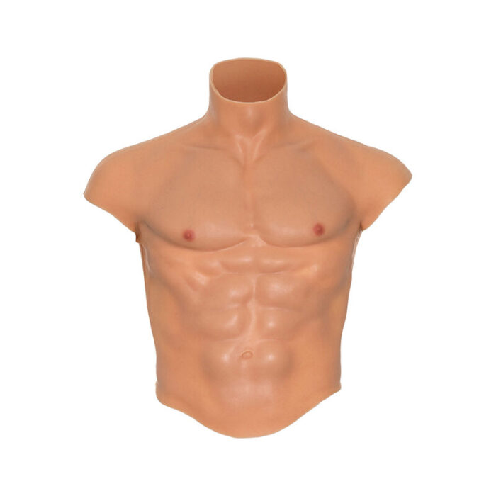 HIDDEN DESIRE - ALTER EGO CAMISETA SILICONA TORSO MASCULINO CON ABDOMINALES NATURAL - CandyHot - Foto 1