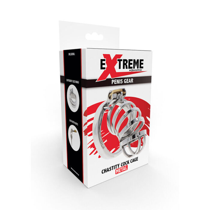 HIDDEN DESIRE - EXTREME JAULA DE CASTIDAD METAL - CandyHot - Foto 5