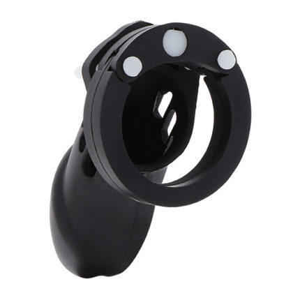 HIDDEN DESIRE - EXTREME JAULA DE CASTIDAD SILICONA TALLA L NEGRO - CandyHot - Foto 2