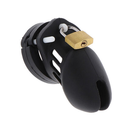 HIDDEN DESIRE - EXTREME JAULA DE CASTIDAD SILICONA TALLA S NEGRO - CandyHot - Foto 1