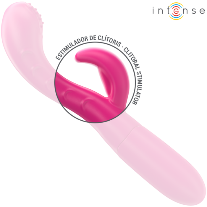 INTENSE - AMARA VIBRADOR CON LENGUA ESTIMULADORA 10 VIBRACIONES ROSA - CandyHot - Foto 5