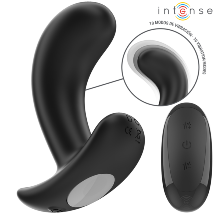 INTENSE - CHANDLER PLUG ANAL 10 VIBRACIONES NEGRO CONTROL REMOTO - CandyHot - Foto 2