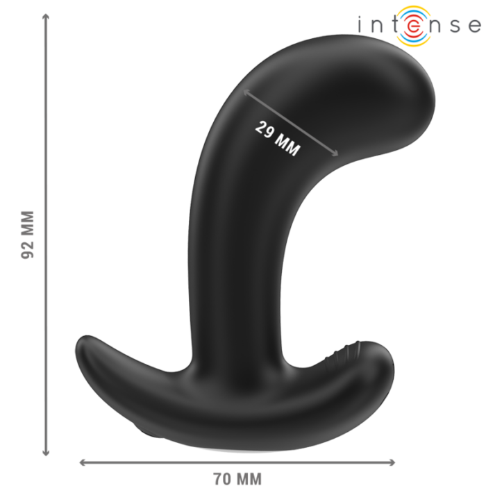 INTENSE - CHANDLER PLUG ANAL 10 VIBRACIONES NEGRO CONTROL REMOTO - CandyHot - Foto 3