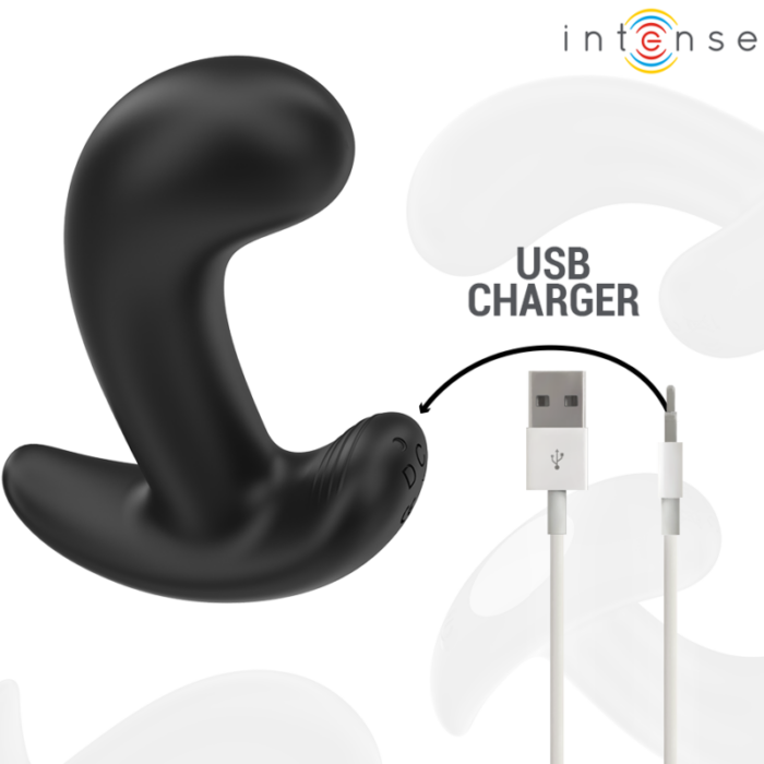 INTENSE - CHANDLER PLUG ANAL 10 VIBRACIONES NEGRO CONTROL REMOTO - CandyHot - Foto 6