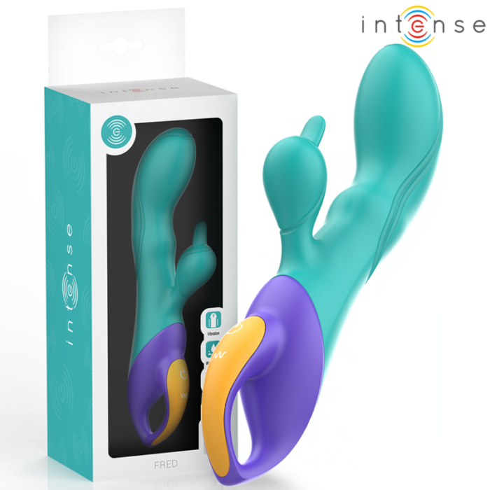 INTENSE - FRED VIBRADOR RABBIT AZUL - CandyHot - Foto 1