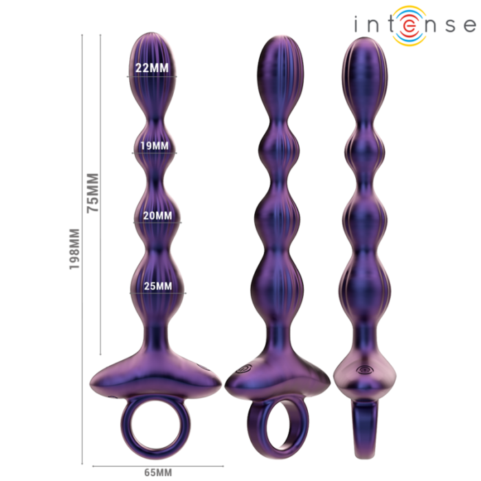 INTENSE - JACKIE PLUG ANAL VIBRADOR MODELO 1 CONTROL REMOTO - CandyHot - Foto 3