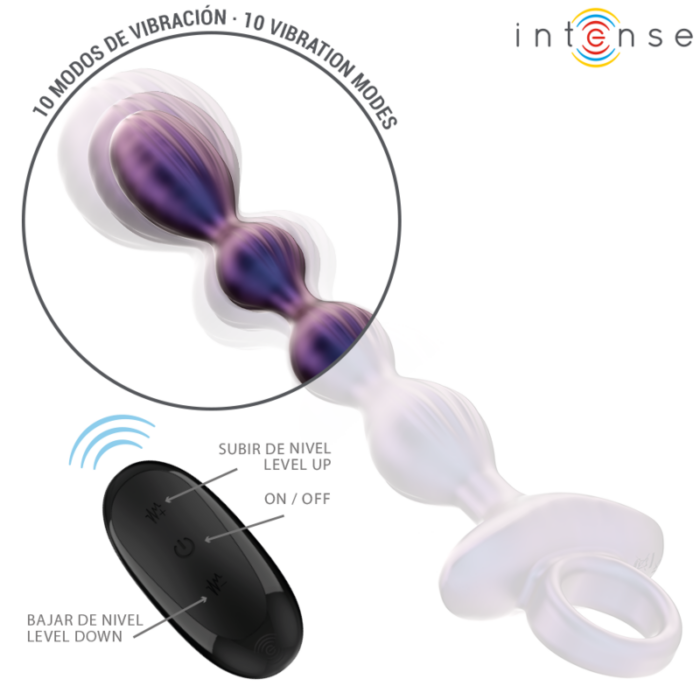 INTENSE - JACKIE PLUG ANAL VIBRADOR MODELO 1 CONTROL REMOTO - CandyHot - Foto 4