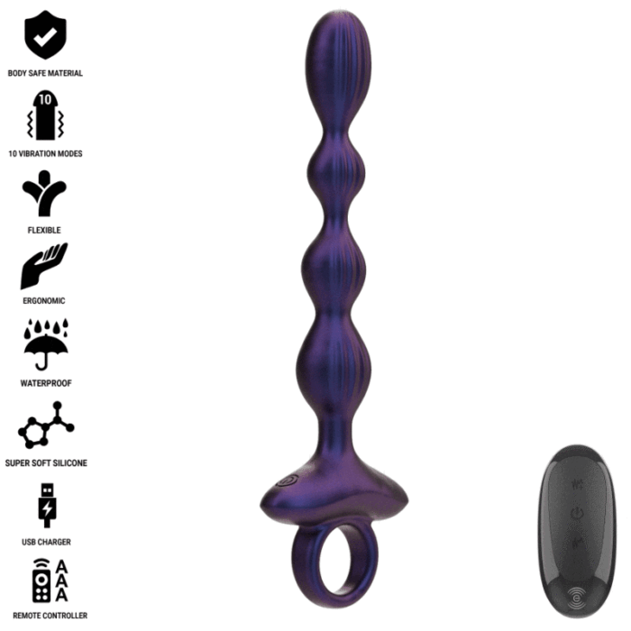 INTENSE - JACKIE PLUG ANAL VIBRADOR MODELO 1 CONTROL REMOTO - CandyHot - Foto 1