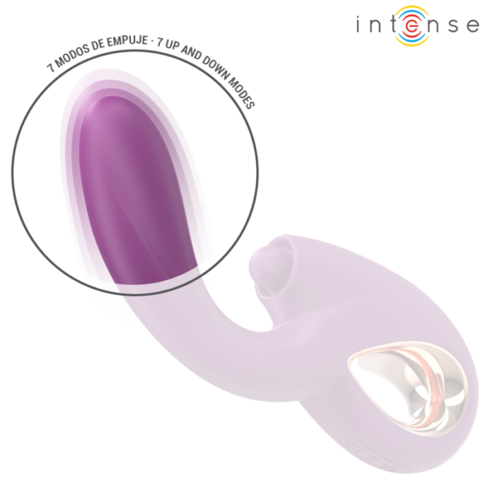 INTENSE - LALI VIBRADOR PUNTO G MULTIFUNCIÓN ESTIMULACIÓN & EMPUJE & VIBRACIÓN MORADO - CandyHot - Foto 4
