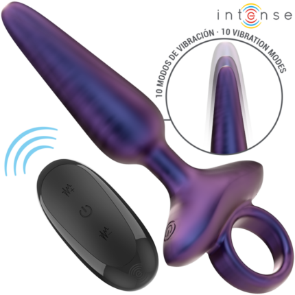INTENSE - MARLON PLUG ANAL VIBRADOR MODELO 4 CONTROL REMOTO - CandyHot - Foto 2