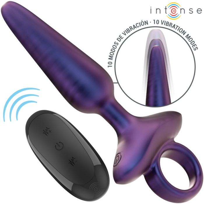 INTENSE - MARLON PLUG ANAL VIBRADOR MODELO 4 CONTROL REMOTO - CandyHot - Foto 2