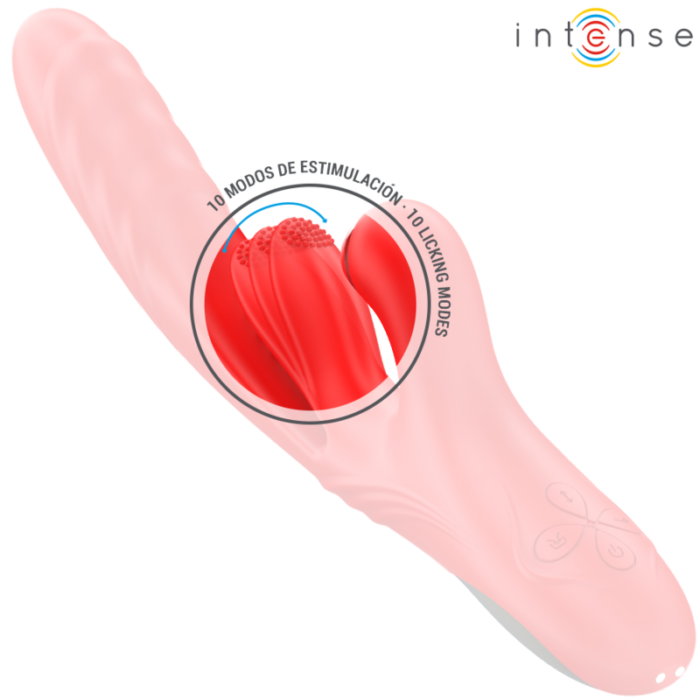 INTENSE - ROSALIA VIBRADOR MULTIFUNCIÓN 3 EN 1 ROJO - CandyHot - Foto 4