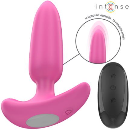 INTENSE - ROSS PLUG ANAL 10 VIBRACIONES ROSA CONTROL REMOTO - CandyHot - Foto 2