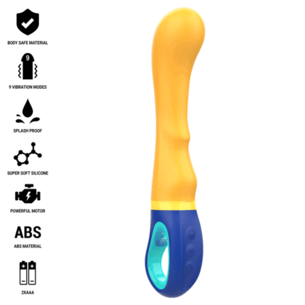 INTENSE - SHAGGY VIBRADOR PUNTO-G AMARILLO - CandyHot - Foto 1