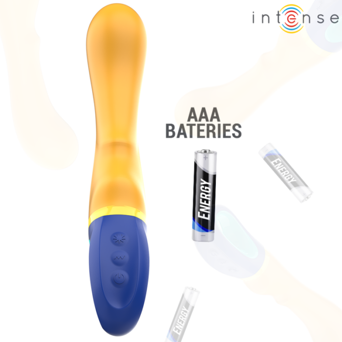INTENSE - SHAGGY VIBRADOR PUNTO-G AMARILLO - CandyHot - Foto 6