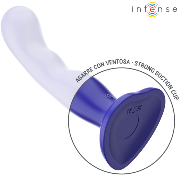 INTENSE - SHORTY VIBRADOR CON VENTOSA AZUL CONTROL REMOTO - CandyHot - Foto 5