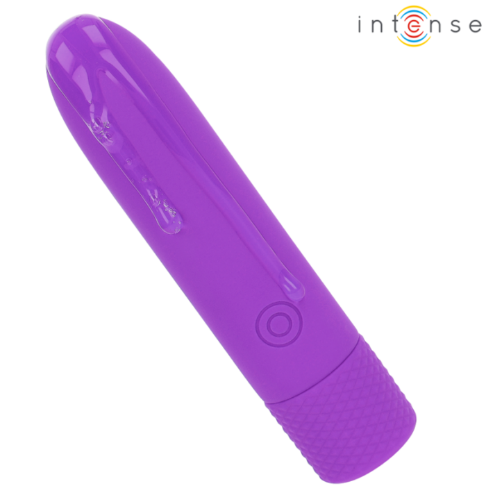 INTENSE - SYMONE BALA VIBRADORA RECARGABLE POR USB 8 VIBRACIONES MORADO 10 X 2.2 CM - CandyHot - Foto 3