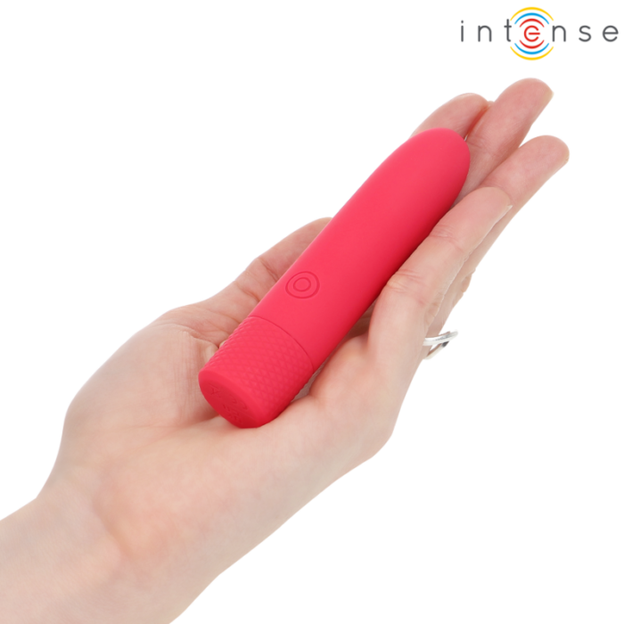 INTENSE - SYMONE BALA VIBRADORA RECARGABLE POR USB 8 VIBRACIONES ROJO 10 X 2.2 CM - CandyHot - Foto 6