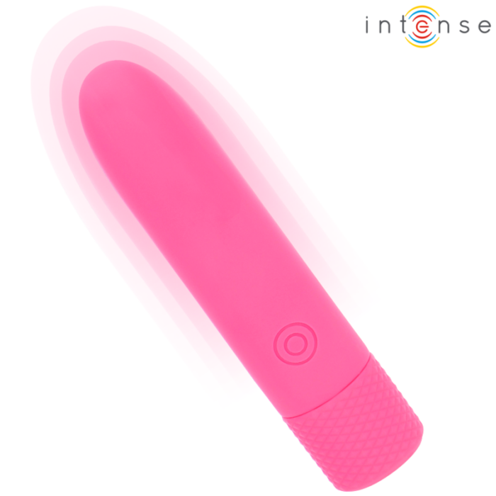 INTENSE - SYMONE BALA VIBRADORA RECARGABLE POR USB 8 VIBRACIONES ROSA 10 X 2.2 CM - CandyHot - Foto 2