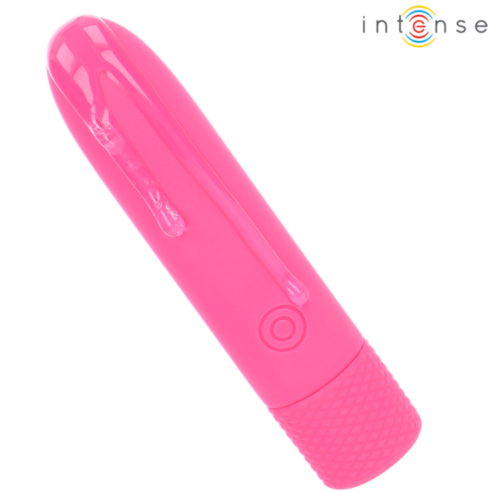 INTENSE - SYMONE BALA VIBRADORA RECARGABLE POR USB 8 VIBRACIONES ROSA 10 X 2.2 CM - CandyHot - Foto 3
