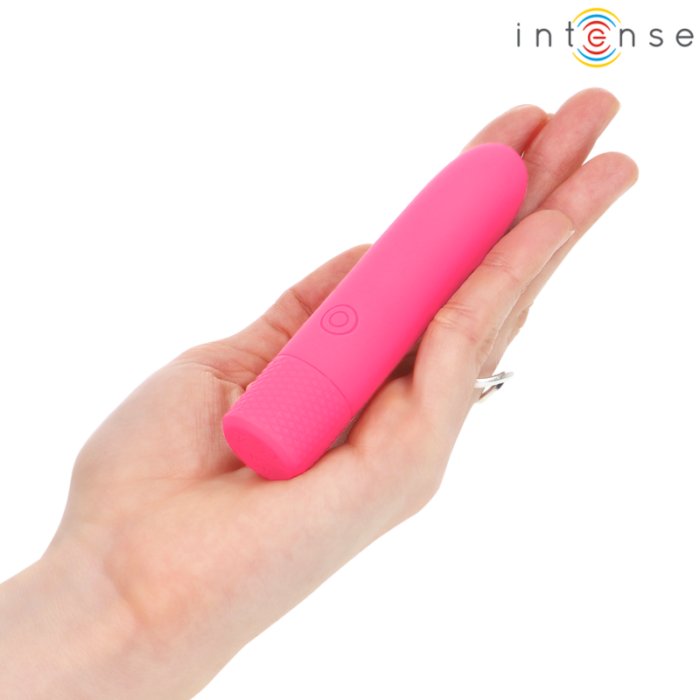 INTENSE - SYMONE BALA VIBRADORA RECARGABLE POR USB 8 VIBRACIONES ROSA 10 X 2.2 CM - CandyHot - Foto 6