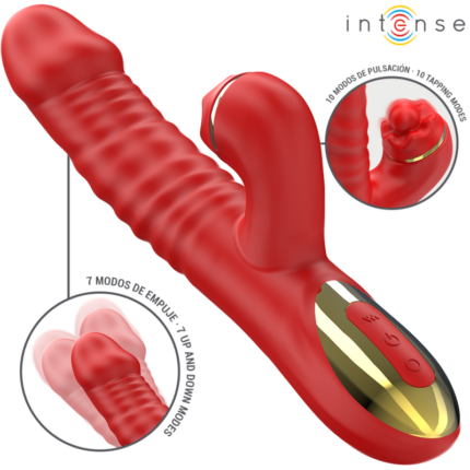 INTENSE - THALIA VIBRACIÓN & EMPUJE & ESTIMULACIÓN ROJO - CandyHot - Foto 2