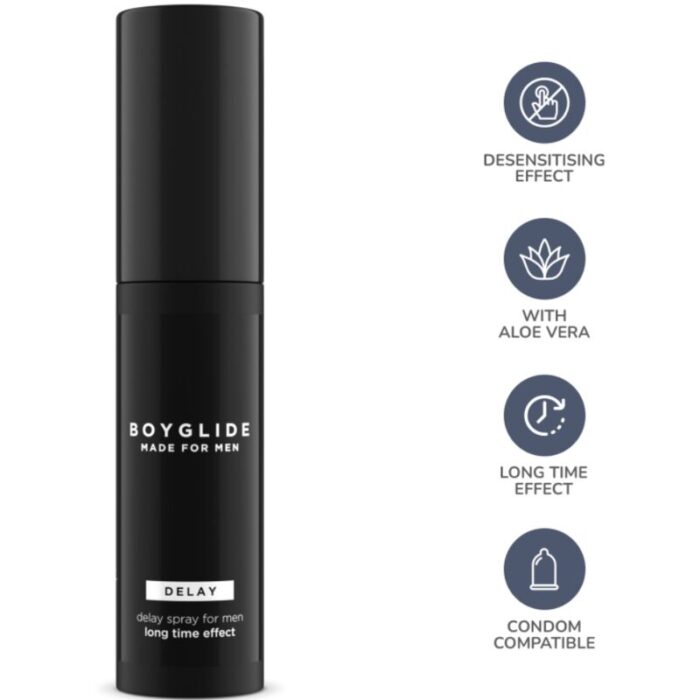 INTIMATELINE - BOYGLIDE DELAY SPRAY EFECTO RETARDANTE 20 ML - CandyHot - Foto 2