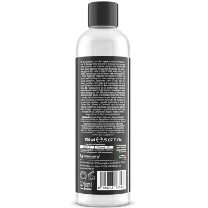 INTIMATELINE LUXURIA - ACEITE DE MASAJES BAYA 150 ML - CandyHot - Foto 3