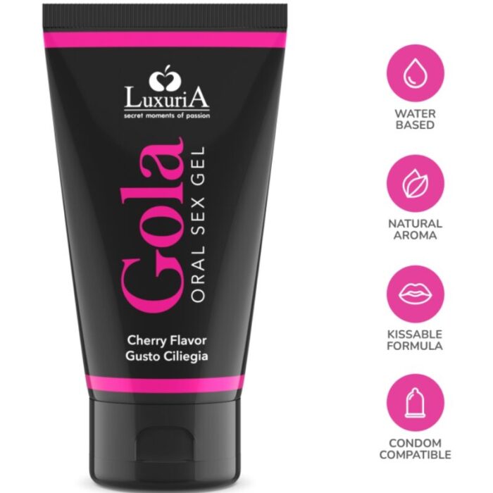 INTIMATELINE LUXURIA - GOLA GEL ORAL CEREZA 50 ML - CandyHot - Foto 3