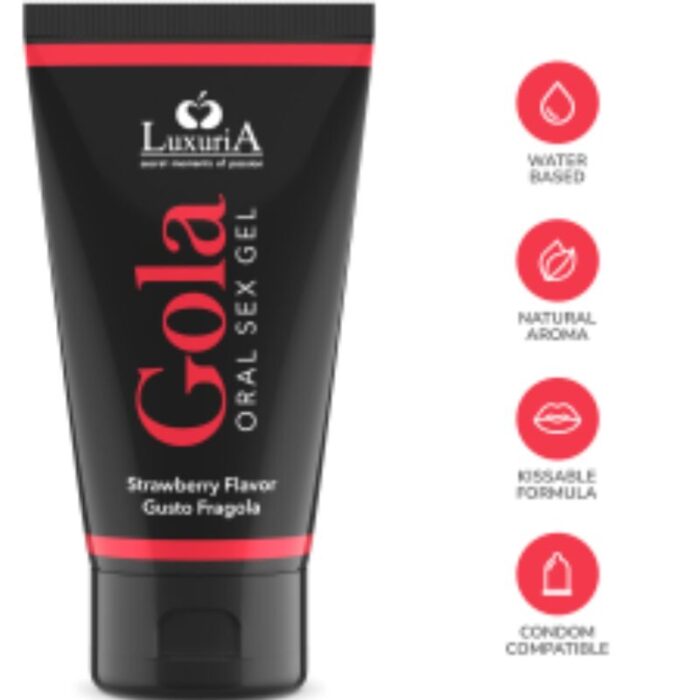 INTIMATELINE LUXURIA - GOLA GEL ORAL FRESA 50 ML - CandyHot - Foto 4