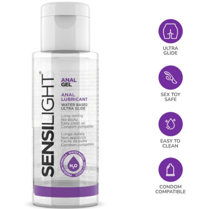 INTIMATELINE - SENSILIGHT GEL ANAL DESLIZANTE 30 ML - CandyHot - Foto 2
