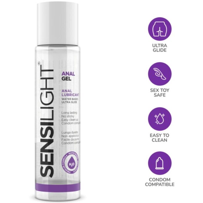 INTIMATELINE - SENSILIGHT GEL ANAL DESLIZANTE 60 ML - CandyHot - Foto 2