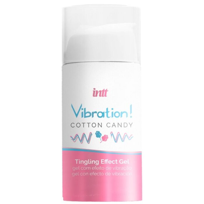INTT - POTENTE ESTIMULANTE ÍNTIMO GEL VIBRADOR LIQUIDO ALGODÓN DE AZÚCAR 15 ML - CandyHot - Foto 1