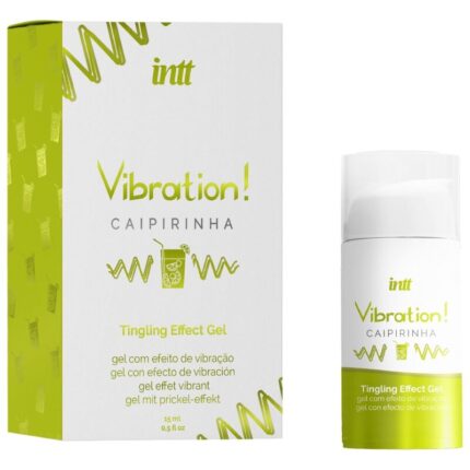 INTT - POTENTE ESTIMULANTE ÍNTIMO GEL VIBRADOR LIQUIDO CAIPIRINHA 15 ML - CandyHot - Foto 2