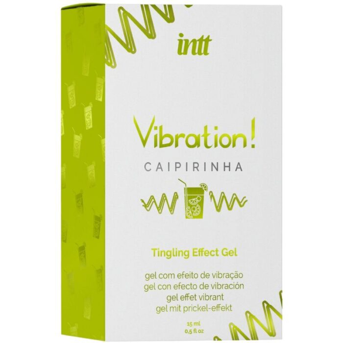 INTT - POTENTE ESTIMULANTE ÍNTIMO GEL VIBRADOR LIQUIDO CAIPIRINHA 15 ML - CandyHot - Foto 3