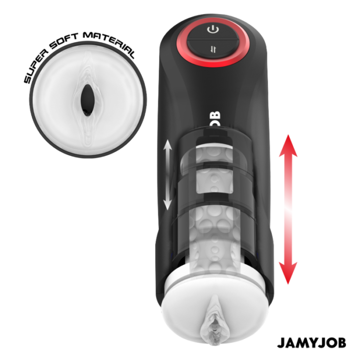 JAMYJOB - GRAVITY MASTURBADOR VAGINA AUTOMÁTICO 5 MODOS DE EMPUJE Y EFECTO SONIDO - CandyHot - Foto 2