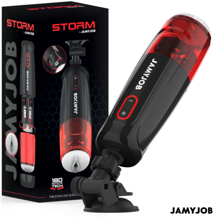 JAMYJOB - STORM MASTURBADOR VAGINA AUTOMÁTICO 10 MODOS ROTACIÓN Y EMPUJE - CandyHot - Foto 1