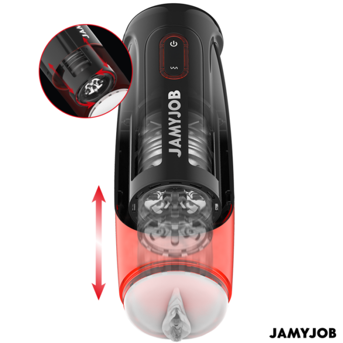 JAMYJOB - STORM MASTURBADOR VAGINA AUTOMÁTICO 10 MODOS ROTACIÓN Y EMPUJE - CandyHot - Foto 2