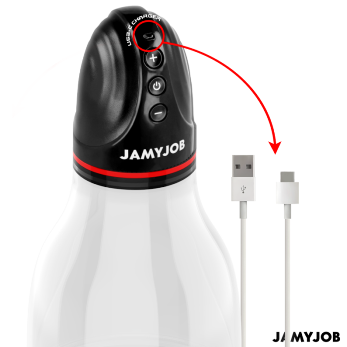 JAMYJOB - XPAND LITE BOMBA AUTOMÁTICA DE TESTÍCULOS 3 NIVELES DE SUCCIÓN GRIS - CandyHot - Foto 4