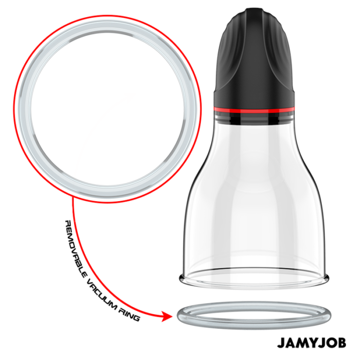 JAMYJOB - XPAND LITE BOMBA AUTOMÁTICA DE TESTÍCULOS 3 NIVELES DE SUCCIÓN GRIS - CandyHot - Foto 5