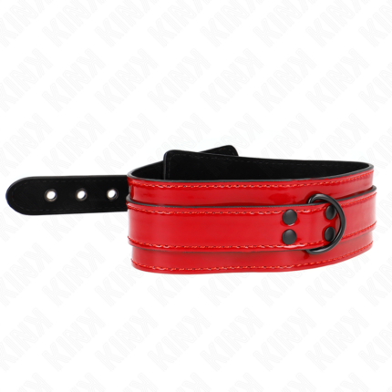 KINK - COLLAR AJUSTABLE ROJO VINO 37.5-49.5 CM X 5 CM - CandyHot - Foto 2