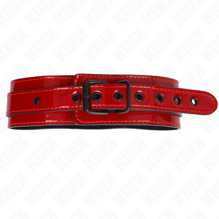 KINK - COLLAR AJUSTABLE ROJO VINO 37.5-49.5 CM X 5 CM - CandyHot - Foto 3