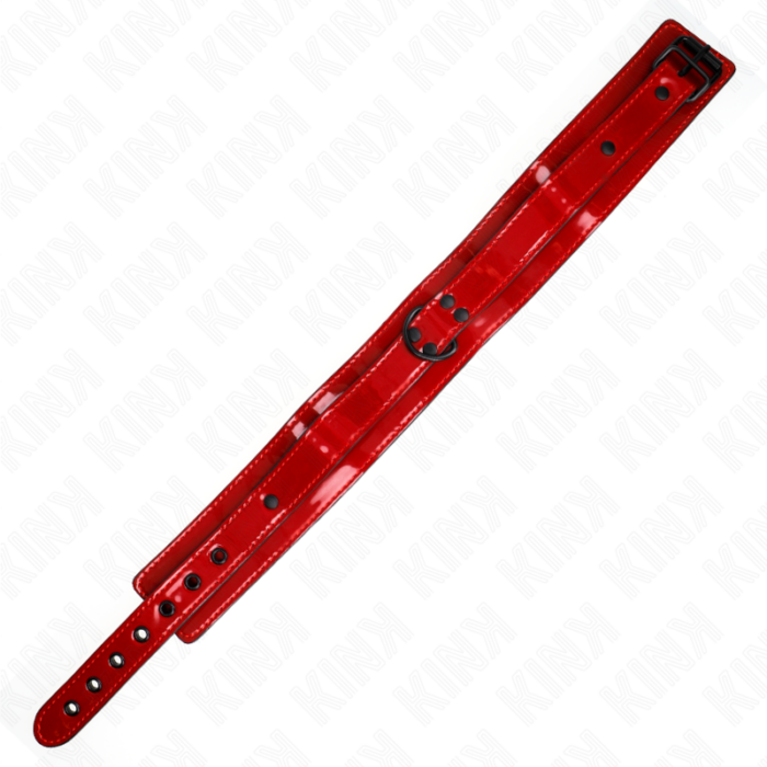 KINK - COLLAR AJUSTABLE ROJO VINO 37.5-49.5 CM X 5 CM - CandyHot - Foto 5