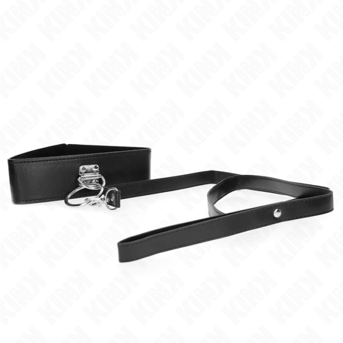 KINK - COLLAR CON CORREA 116 CM CON TACHUELAS CORREA POLIPIEL 50 X 5 CM - CandyHot - Foto 3