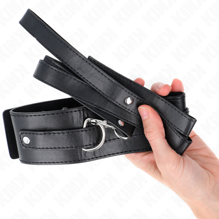 KINK - COLLAR CON CORREA 116 CM MODELO 1 AJUSTABLE 36-43 CM X 5 CM - CandyHot - Foto 5