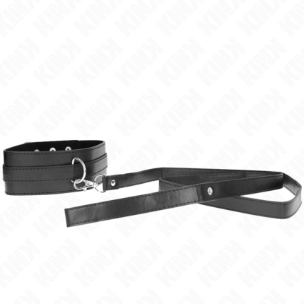 KINK - COLLAR CON CORREA 116 CM MODELO 1 AJUSTABLE 36-43 CM X 5 CM - CandyHot - Foto 1