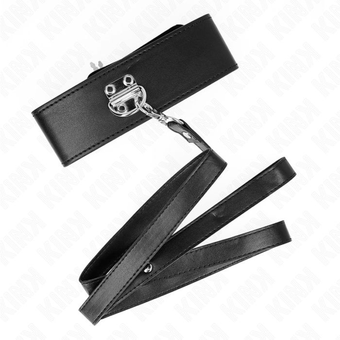 KINK - COLLAR CON CORREA 116 CM MODELO 2 AJUSTABLE 36-43 CM X 5 CM - CandyHot - Foto 4