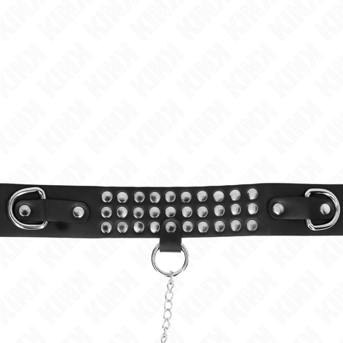 KINK - COLLAR CON CORREA 65 CM CON BRILLOS AJUSTABLE 37-42 CM X 5.3 CM - CandyHot - Foto 5