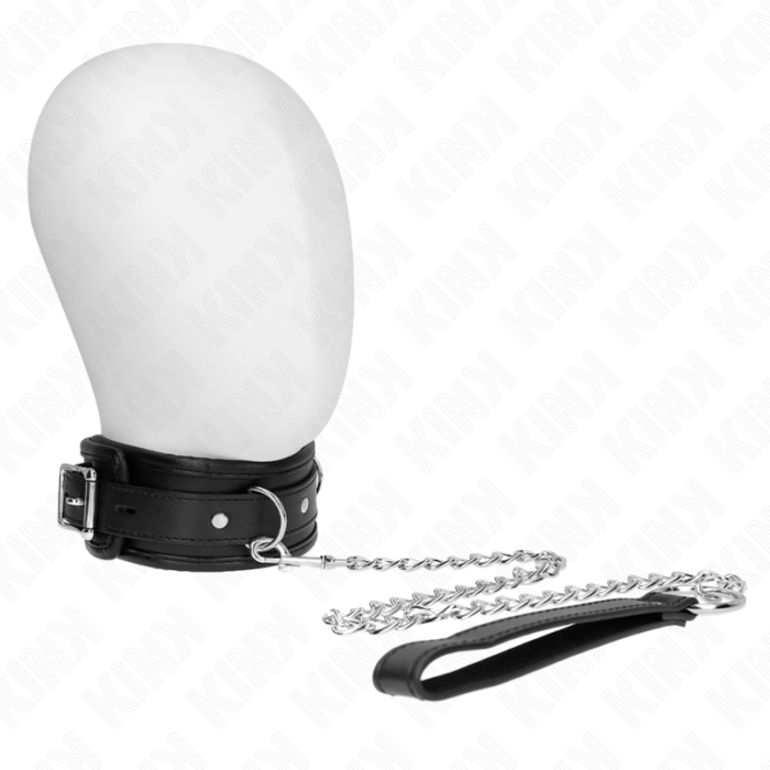 KINK - COLLAR CON CORREA 65 CM MODELO BÁSICO MODELO 1 53 X 6 CM - CandyHot - Foto 1